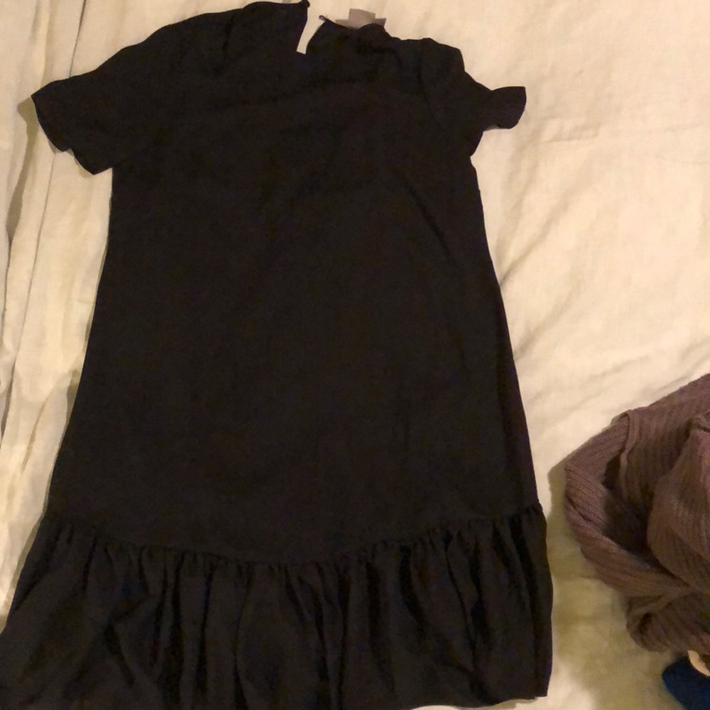 Maternity drop waist dress.